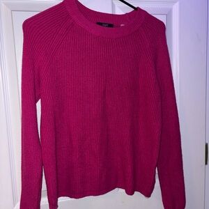 Women's Tight Pink Sweater